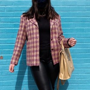 vintage Alfred Dunner tweed blazer